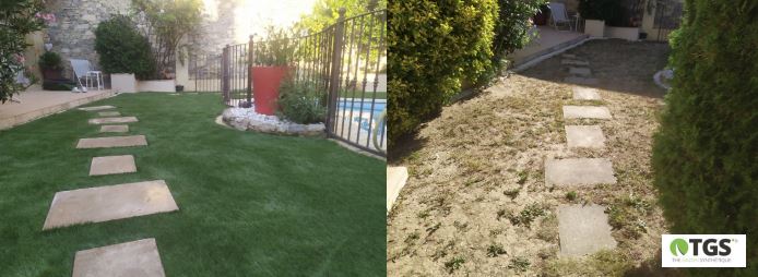 Pose et vente de pelouse artificielle